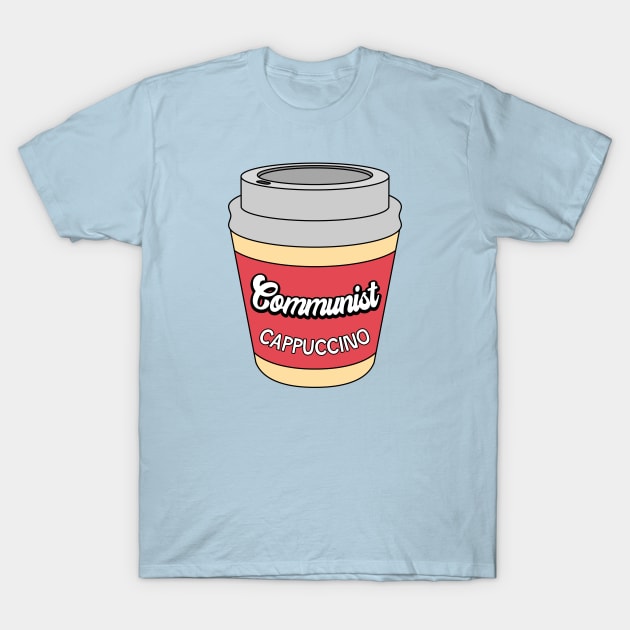 Communist Cappuccino T-Shirt by Football from the Left